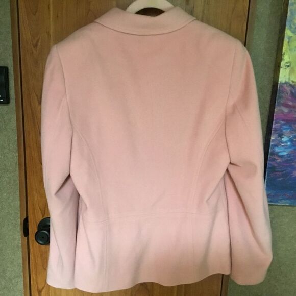 NWOT. Tribu Brand Women’s Size 10 Cashmere Blend Outdoor Jacket Soft Pink - Picture 6 of 11